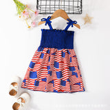 Independence Day Striped Sundress for Children