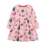Christmas Sale- Girl Long Sleeve Skirt