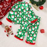 Christmas Printed Homewear Two-Piece Set