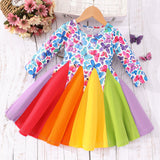 Butterfly Rainbow Dress