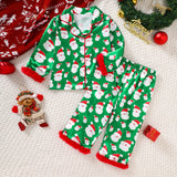 Christmas Printed Homewear Two-Piece Set