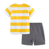 Boy's Suit Dinosaur Embroidered Patch Two-Piece Set