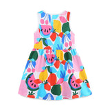 Cartoon Printed Vest Dress