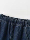 Rabbit Embroidered Patch Trousers