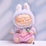 Labubu Clothes Only-Clothes Feeding Bottle Overalls Suit