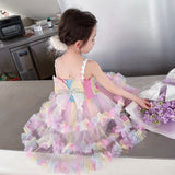 Girls' Suspenders Cute Dress Tulle Tutu Skirt