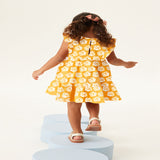 Children's Printed Short Sleeve Dress