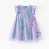 Gradient Love Heart Flowers Dress