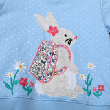 Rabbit Embroidered Patch Sweatshirt