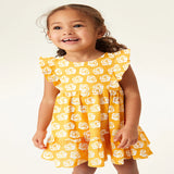 Children's Printed Short Sleeve Dress