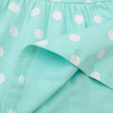 Children's Cartoon Embroidered Short Sleeve Dress