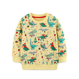 Dinosaur Print Children's Long-Sleeved Pullover