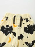 Halloween Bat Printing Suit