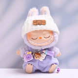 Labubu Clothes Only-Clothes Feeding Bottle Overalls Suit