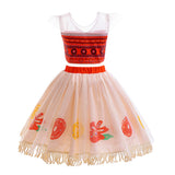 Printed Mesh Dress