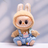 Labubu Clothes Only-Clothes Feeding Bottle Overalls Suit