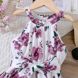 Romantic Sweet Pastoral Holiday Floral Skirt