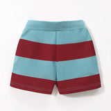Boy Leisure Striped Short Sleeve