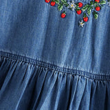 Casual round Neck Short Sleeves Girl Dress