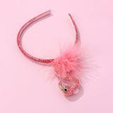 Flamingo Feather Headband