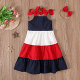 Multi-Color Optional-Sling Dress
