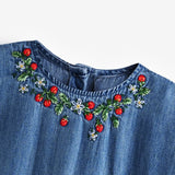 Casual round Neck Short Sleeves Girl Dress