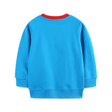 Cartoon Printed Crew Neck Long Sleeve Sweatshirt