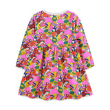 Fruit Printed Girls Dress