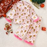 Christmas Printed Homewear Two-Piece Set