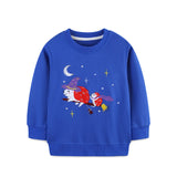 Halloween Cartoon Embroidered Sweatshirt