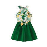 Printed Halter Top Skirt Suit