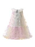Patch Mesh Princess Dress