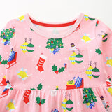 Christmas Sale- Girl Long Sleeve Skirt