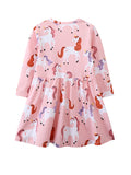 Long Sleeve Applique Dress