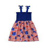 Independence Day Striped Sundress for Children