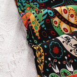 Printing and Dyeing Sling Dress+ Hat