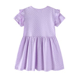 Embroidered Kitten Summer Sports Girls' Princess Dress