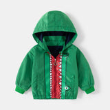 Alligator Printed plus Velvet Shell Jacket