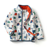 Cars and Dinosaurs Printed Polar Fleece Jacket