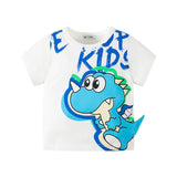 Boy's Three-Dimensional Dinosaur Short Sleeve