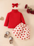 Valentine's Day Love Printed Dress