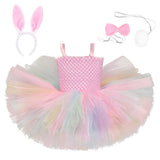Rabbit Suit Cartoon Gauze Skirt Cute Animal Skirt