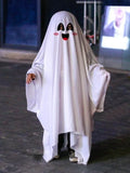 Halloween Children's Ghost Costume Grimace Cloak Parent-Child Dress Cloak