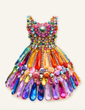 Lucky Sale-Diamond 3D Printing Dress