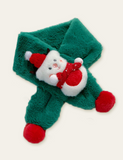Christmas Elk Cute Fur Ball Scarf