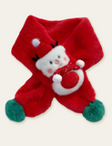 Christmas Elk Cute Fur Ball Scarf