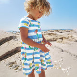 Children's Striped Printed Princess Dress