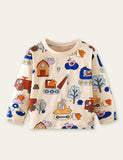 Animal Engineer Full Printed Long Sleeve T-shirt - CCMOM