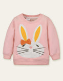 Animal Unicorn Appliqu¨¦ Embroidered Sweatshirt - CCMOM