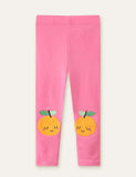 Apple Appliqu¨¦ Cute Leggings - CCMOM